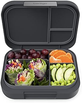 Bentgo® Modern - Leak-Resistant, Versatile 4-Compartment Bento-Style Lunch Box, Ergonomic Design wit | Amazon (US)