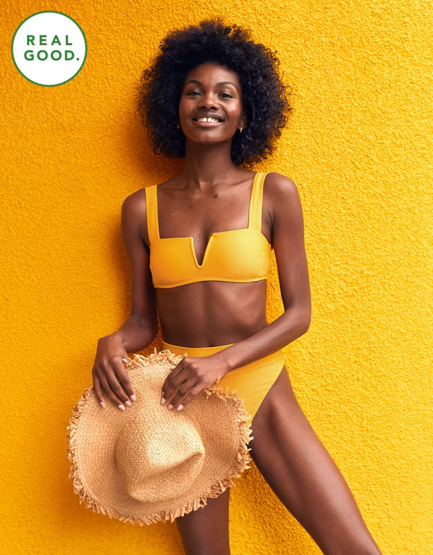 Aerie V Bandeau Bikini Top | American Eagle Outfitters (US & CA)