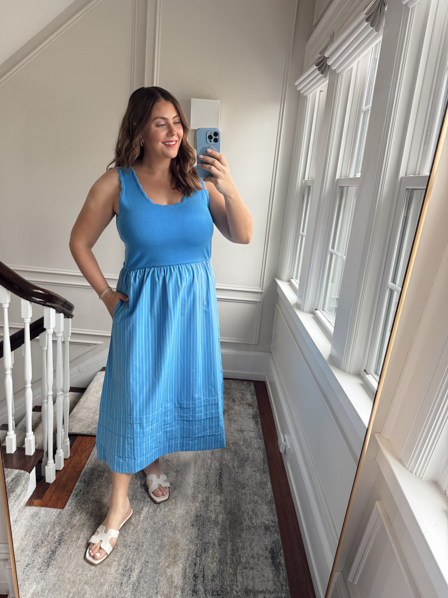Wearing size XL in dress 

#LTKMidsize #LTKootd #LTKSeasonal
