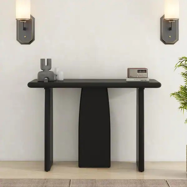 Console Table with Triple Pedestal Entryway Table | Bed Bath & Beyond