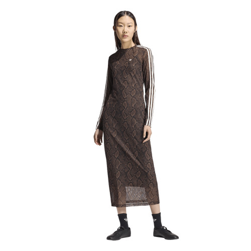 adidas Snake Print Maxi Dress | Foot Locker (US)