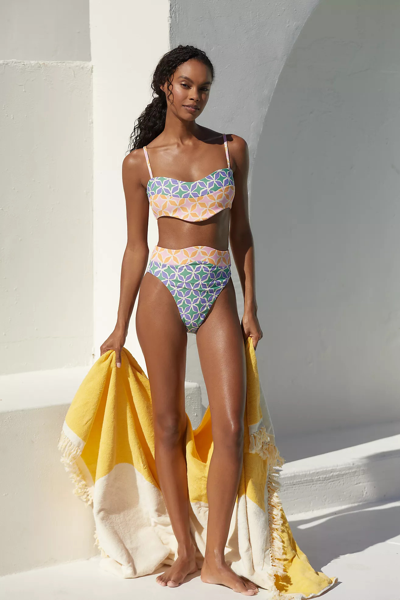 By Anthropologie Josie High-Waisted Bikini Bottoms | Anthropologie (US)