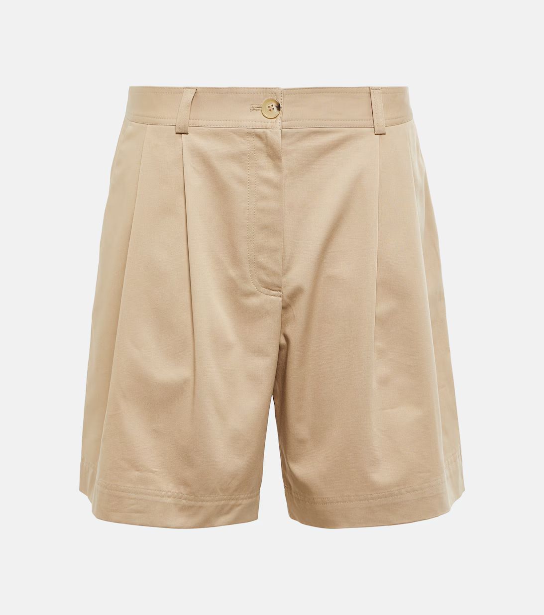 Mid-rise twill Bermuda shorts | Mytheresa (US/CA)