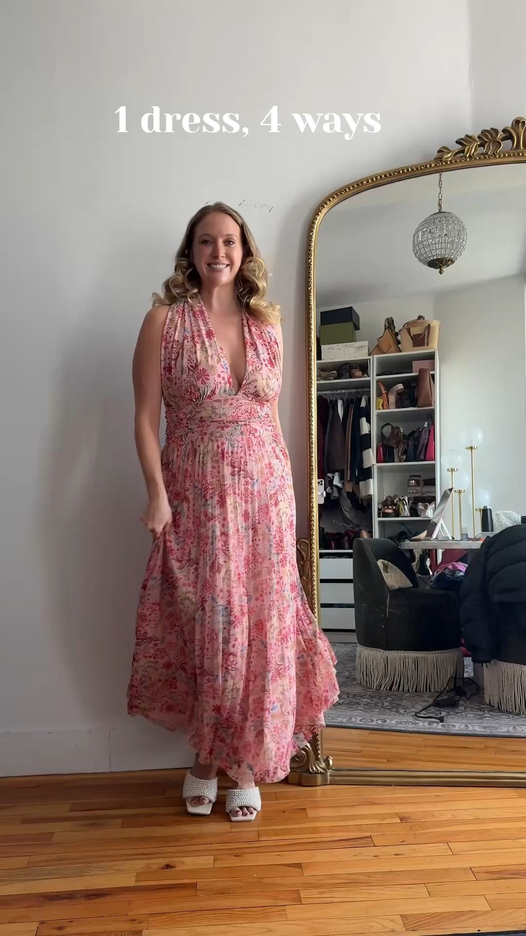 The most genius invention: the convertible dress. Four ways you can switch up this dress! Perfect for wedding season for a wedding guest dress 

#LTKSpringSale #LTKTall #LTKMidsize