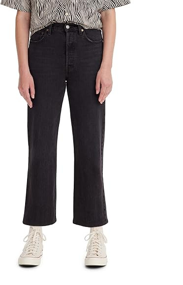 Levi's Women's Premium Ribcage Straight Ankle Jeans | Amazon (US)