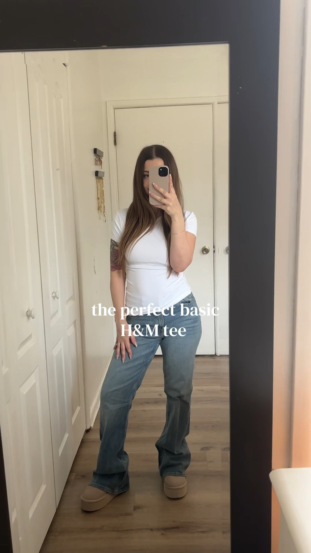 H&M tee and pants 