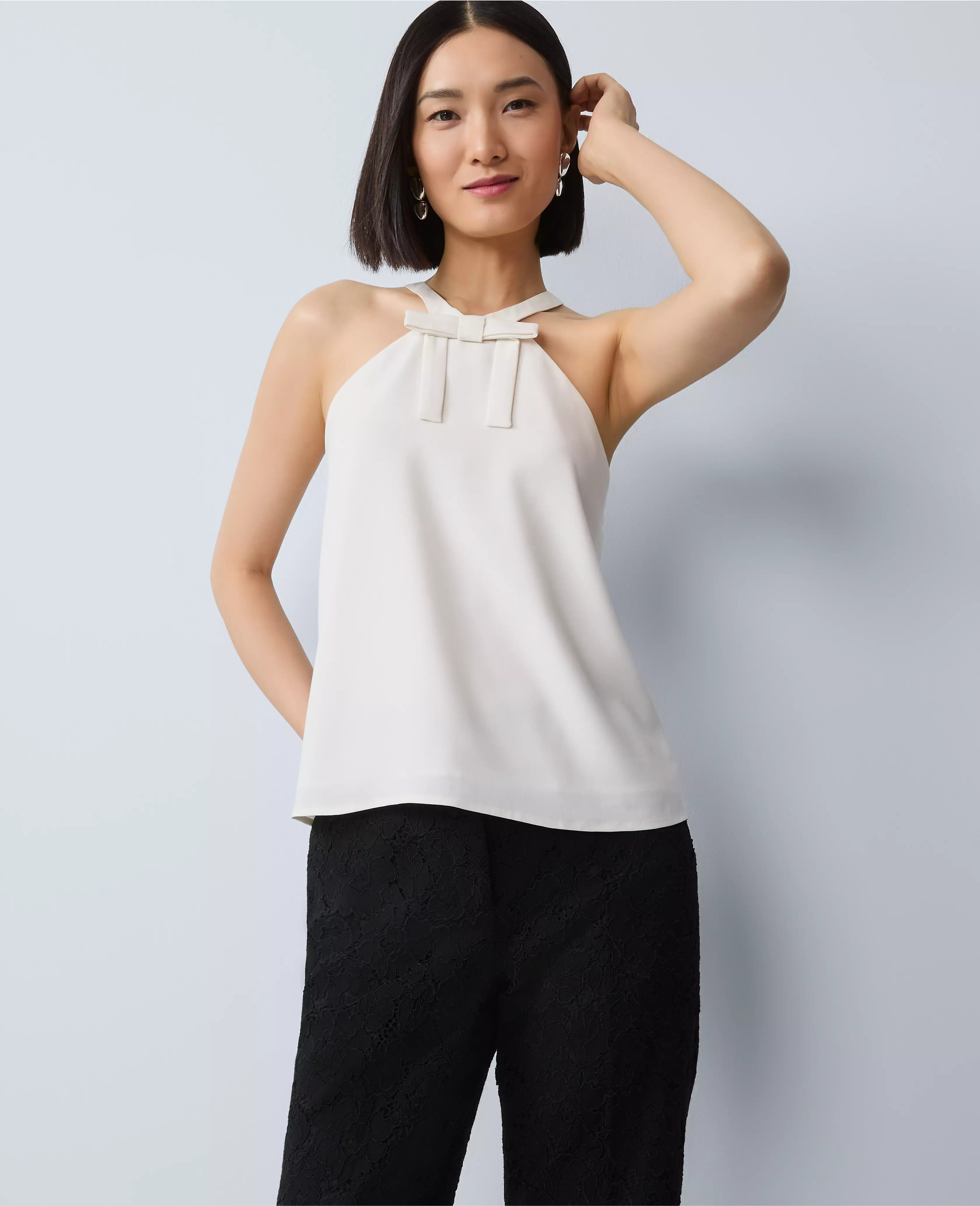 Bow Halter Top | Ann Taylor