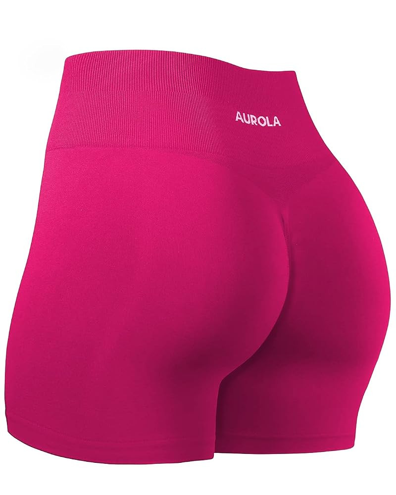 AUROLA Dream Collection Women Workout Shorts High Waist Gym Shorts, Scrunch Butt Seamless Athleti... | Amazon (US)