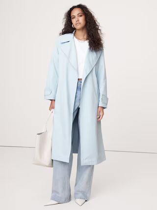 Water-Resistant Travel Trench Coat | Banana Republic (US)