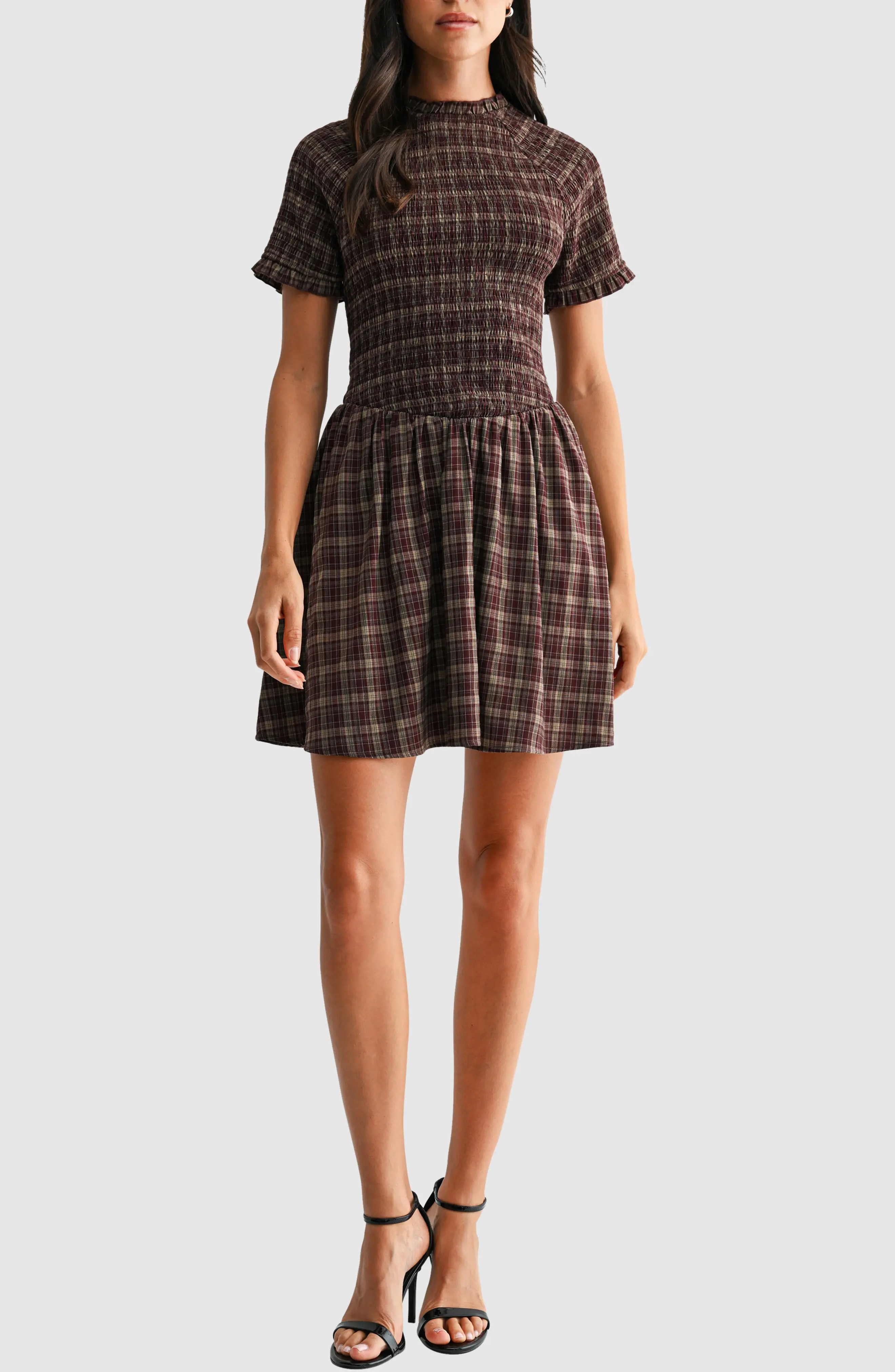 Lush Smocked Fit & Flare Minidress (Women) | Nordstromrack | Nordstrom Rack