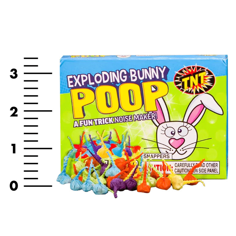 Exploding Bunny Poop, TNT Fireworks, Novelty Multicolor Snaps, Easter | Walmart (US)