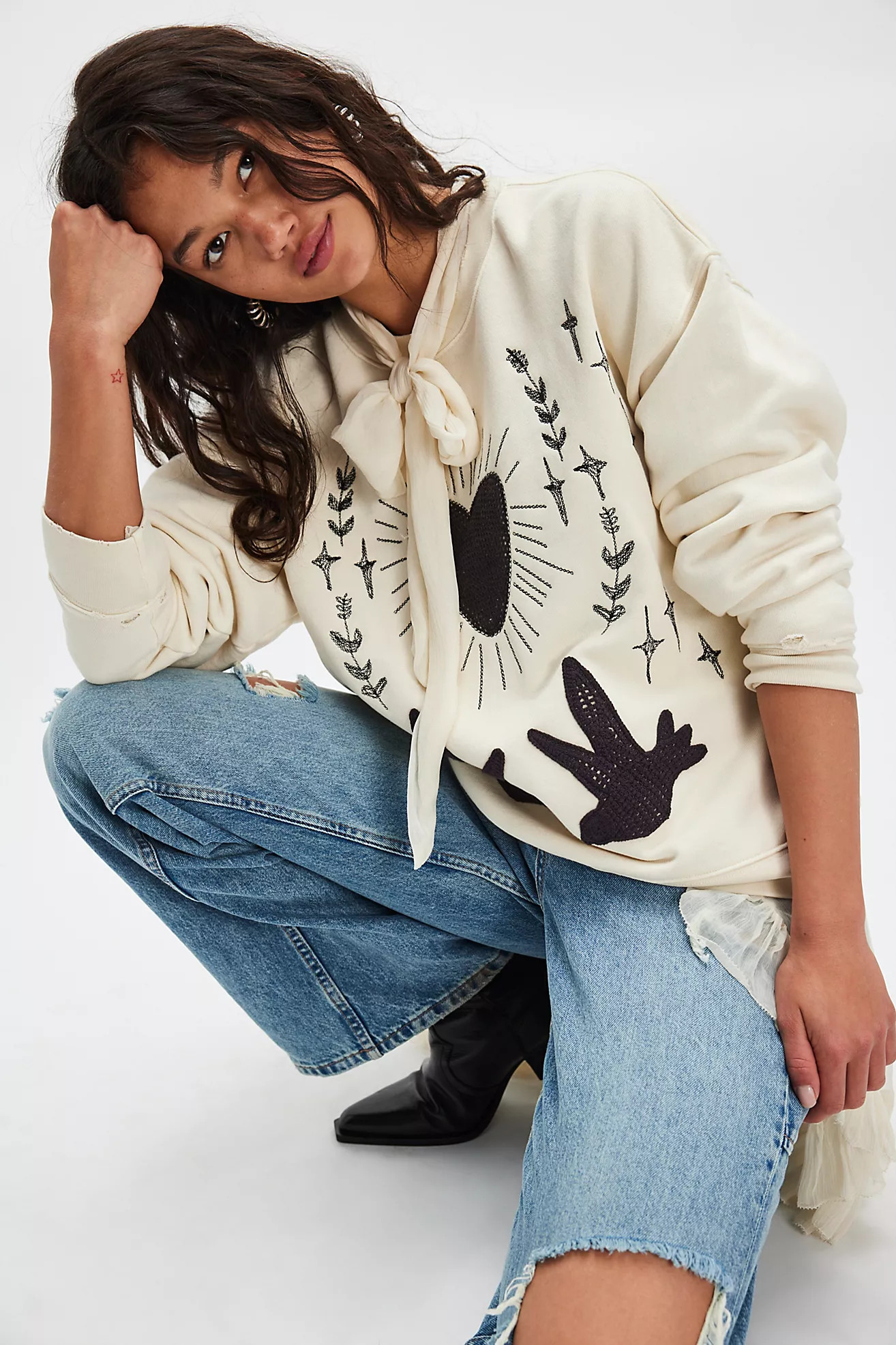 Tricia Fix My Heart Crewneck | Free People (Global - UK&FR Excluded)