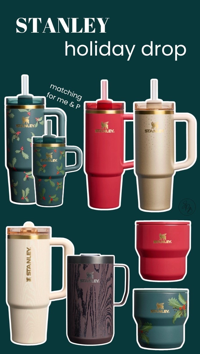Stanley Holiday Drop
Tumblers 
Mommy and Me Matching Water Bottles 

#LTKActive #LTKHome #LTKKids