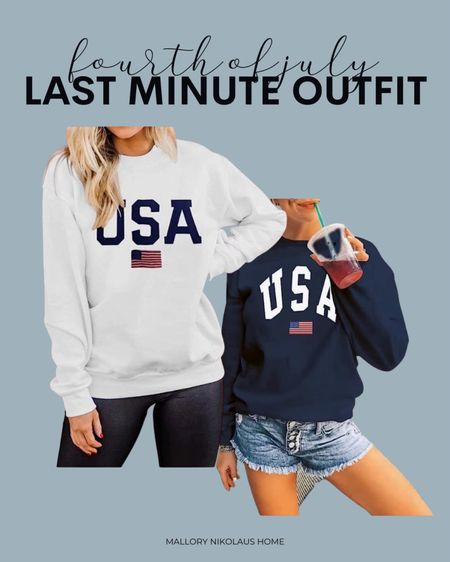 Love these last minute Fourth of July sweatshirts! They arrive just in time!

#LTKSeasonal #LTKhome #LTKFind