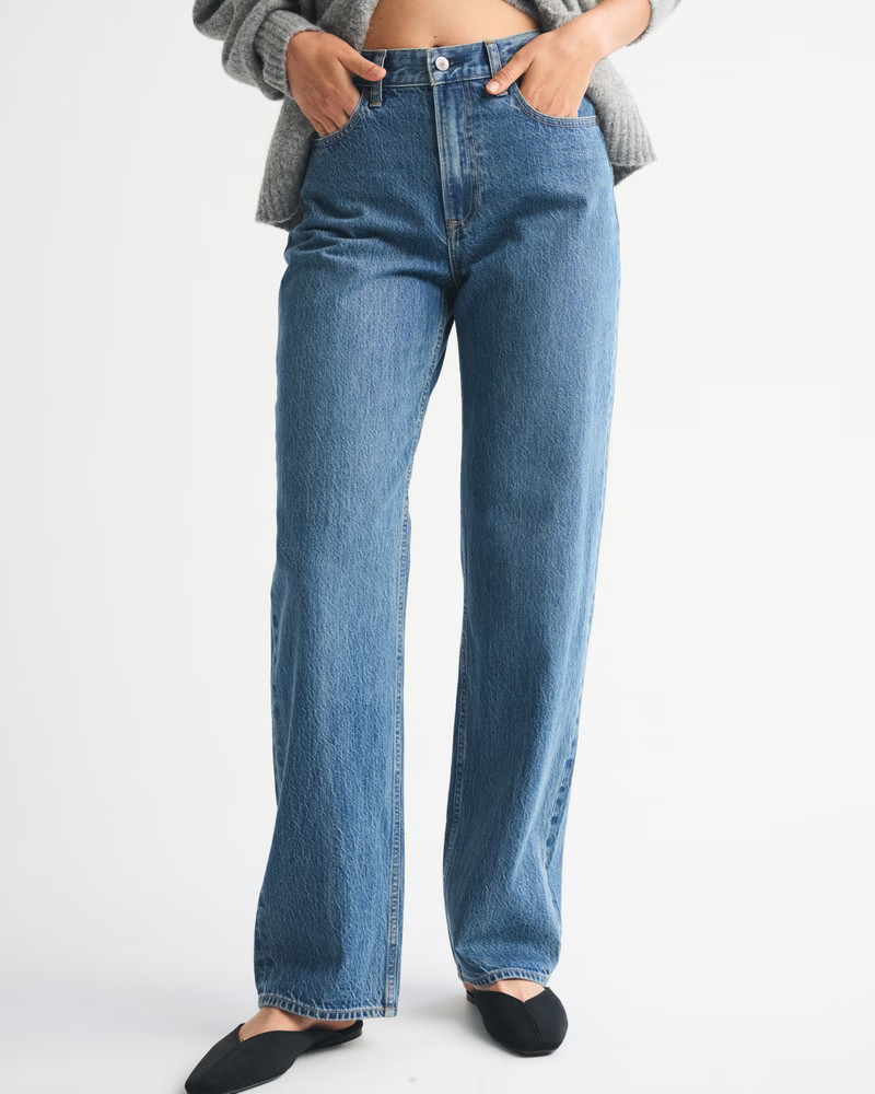 High Rise Loose Jean | Abercrombie & Fitch (US)
