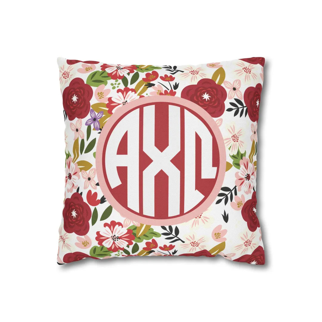 Alpha Chi Omega Sorority Pillow Cover, Sorority Merch, Monogram Pillow, Sorority Gifts, Alpha Chi... | Etsy (US)