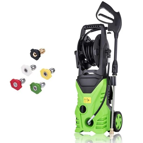 Homdox 3000 PSI Professional Electric Pressure Washer 1.76GPM, 1800W Rolling Wheels High Pressure... | Walmart (US)