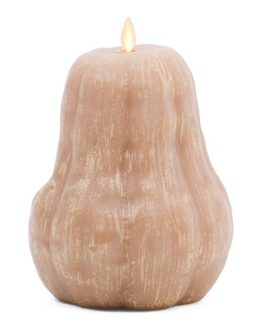 Led Flameless Gourd Candle | TJ Maxx