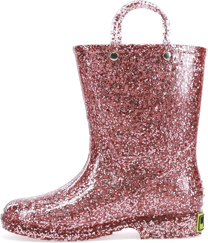 Western Chief Girl's Glitter Waterproof Rain Boot | Amazon (US)