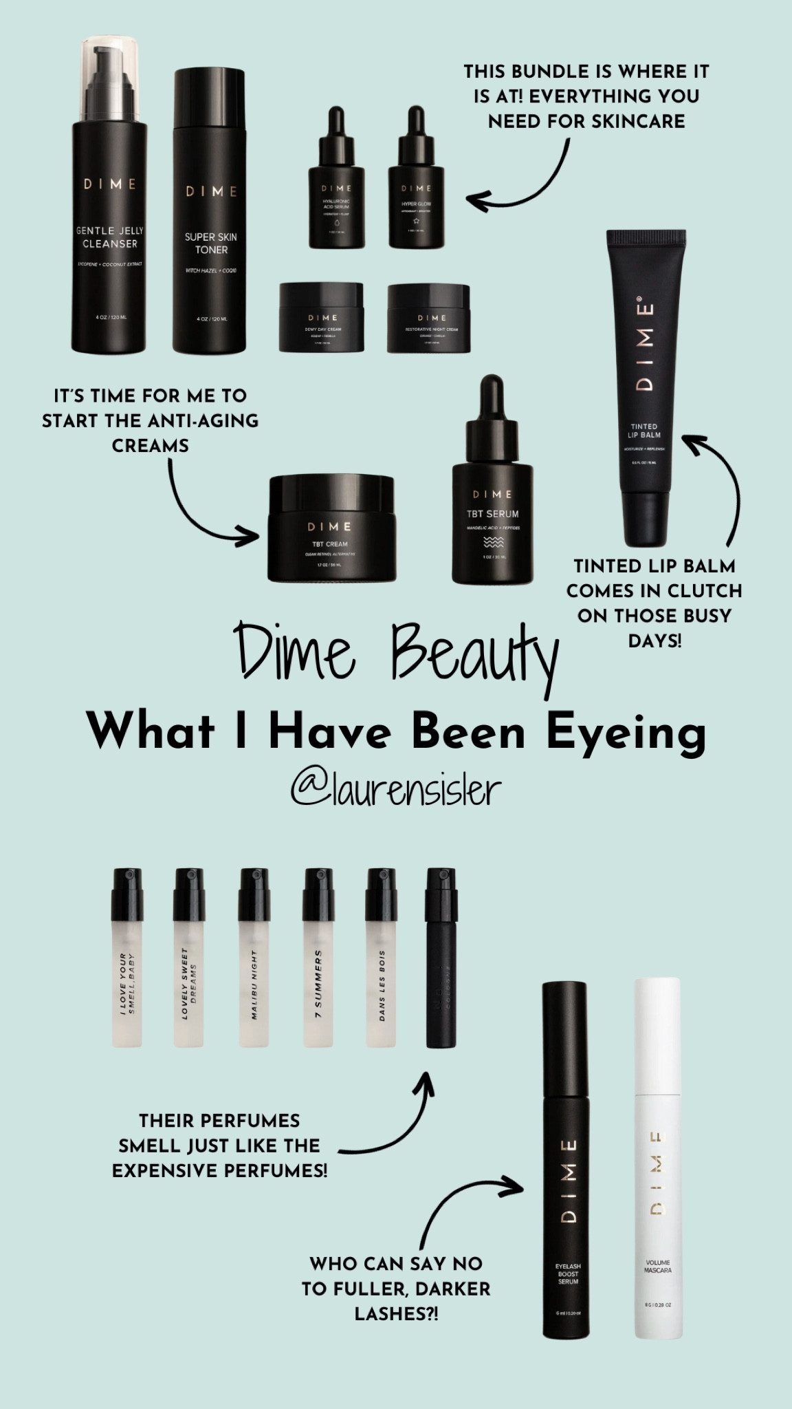 Dime Beauty - What I Have Been Eyeing 



dime perfume, dime beauty, dime perfume sample set, dime beauty perfume, dime 7 summer perfume, dime eyelash boost serum, dime face wash, dime beauty eye serum, dime beauty eye cream, dime beauty mascara, tinted lip balm, super eye duo

#LTKfindsunder100 #LTKbeauty #LTKfindsunder50