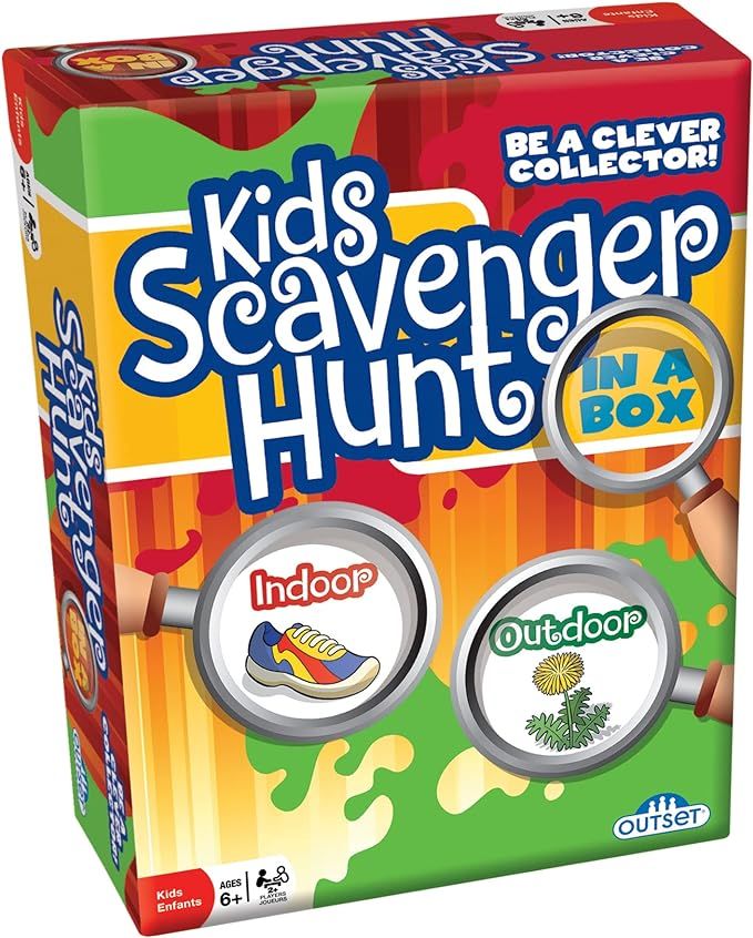 Kids Scavenger Hunt - Children's Game - Ages 6+ - Indoor and Outdoor Scavenger Hunt Game - Develo... | Amazon (US)