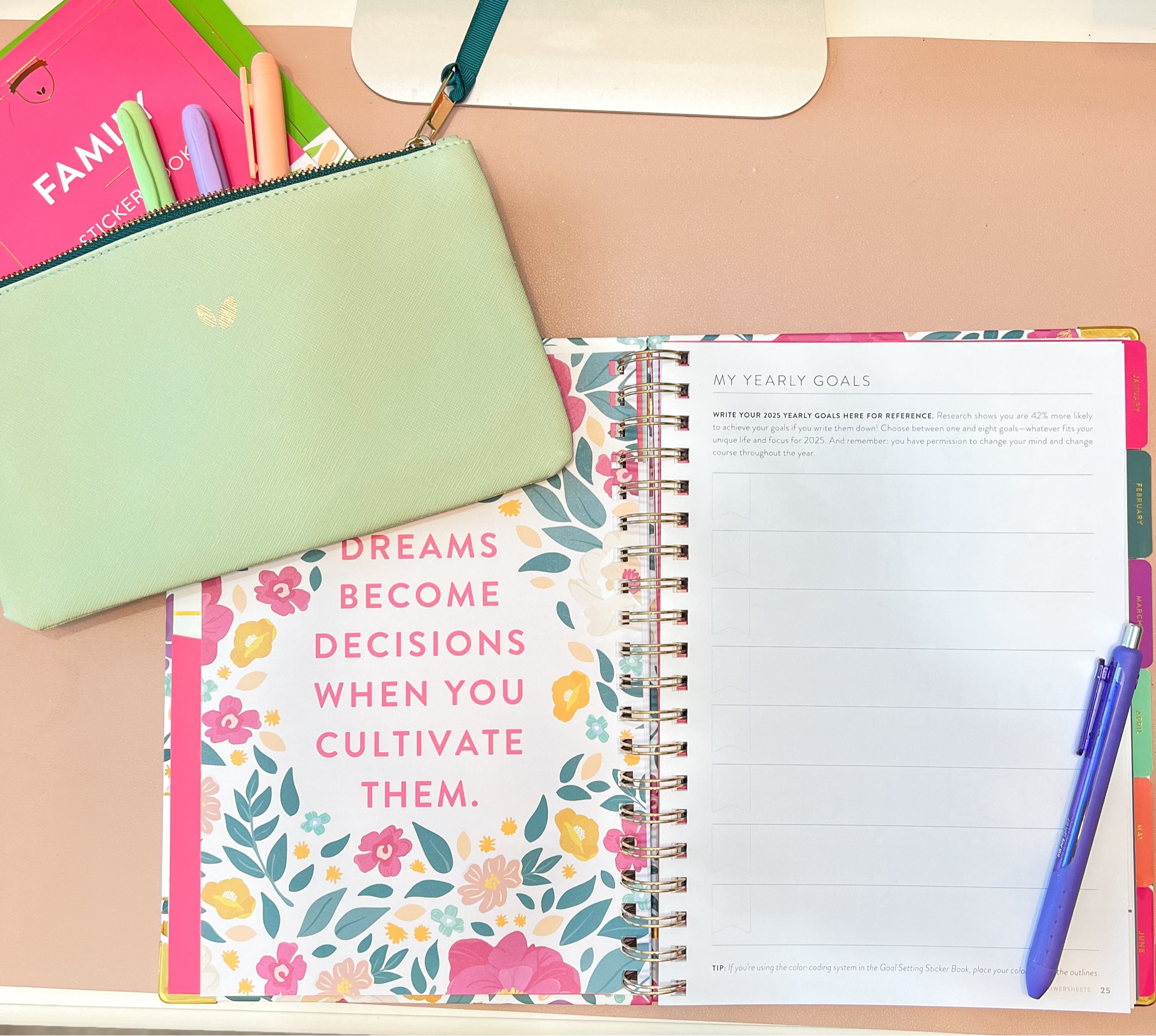 Back in 2020-2021, before life got a little wild with two babies under two, I used the PowerSheets® Goal Planner to stay focused and work toward my goals, even in the middle of all the chaos. Now that life is starting to settle (just a little 😅), I’m excited to dive back into setting goals for 2025 and use PowerSheets again to help me stay intentional. ✨

What I love most about this planner is how it makes goal-setting feel manageable—it’s not about being perfect but about making steady progress. Whether I’m planning routines, building new habits, or figuring out what matters most in this season, it breaks everything into small steps that I can fit into busy days. And let’s be honest, the pretty pages make it that much easier to stick with.

I’ve got some big dreams on my heart for this upcoming year, and having a space to map them out makes all the difference. 

#LTKHome #LTKFindsUnder100