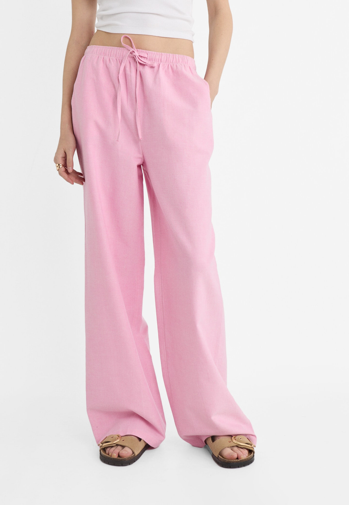 Flowing Oxford trousers | Stradivarius (UK)