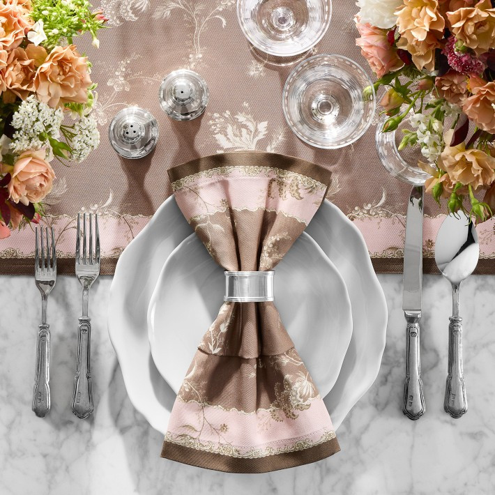 Presidio Silver Plated Napkin Rings, Set of 4 | Williams-Sonoma