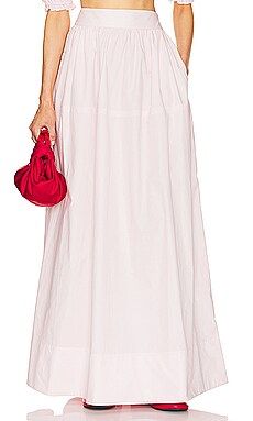 Helsa Poplin Maxi Skirt in Pale Pink from Revolve.com | Revolve Clothing (Global)