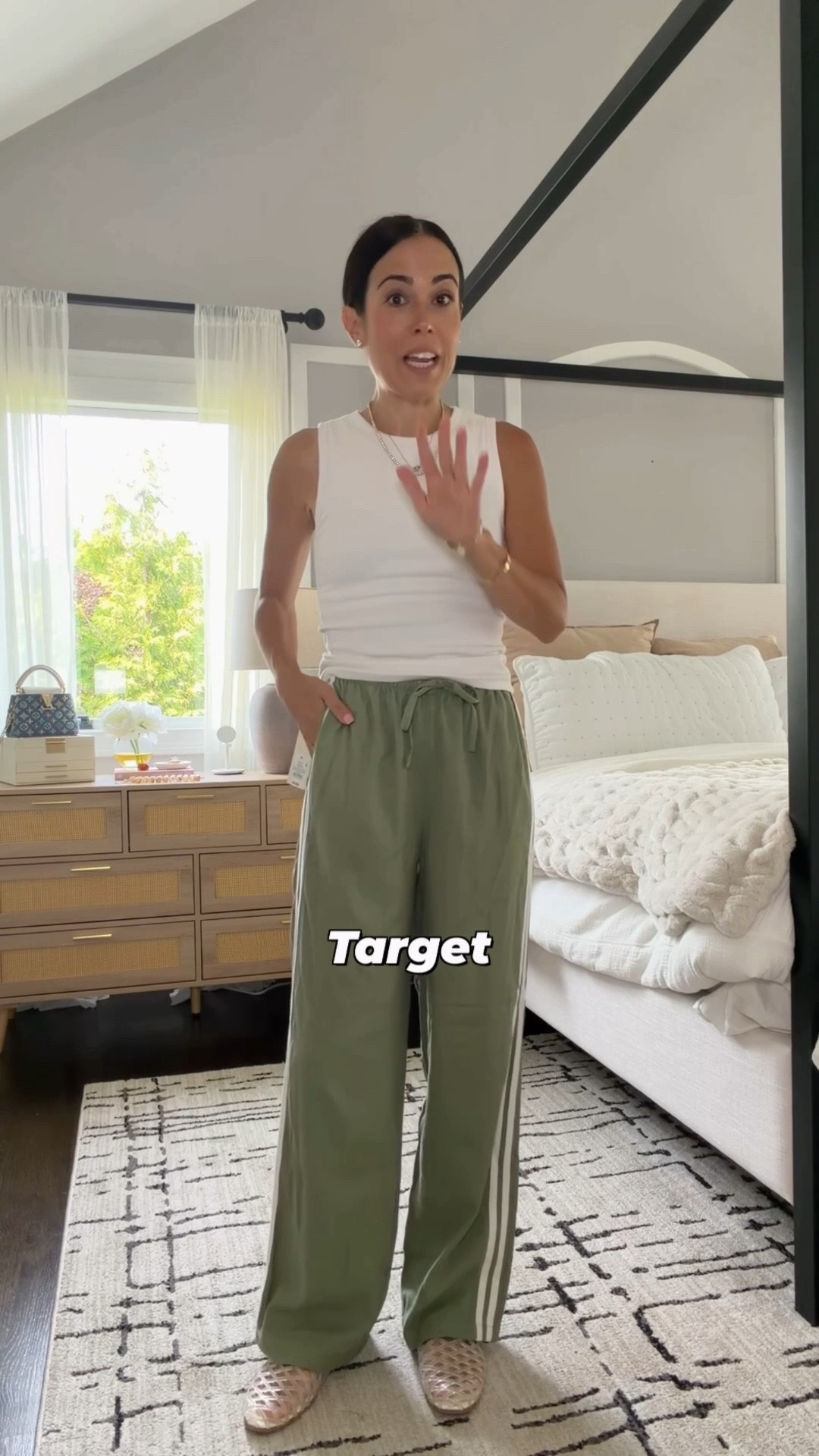 Target did it AGAIN 🙌🏻 These linen track pants remind me so much of my favorite Pistola pair… except those are $$$ and these are on sale for $21 👀

Lightweight, comfy, and such a good little transition piece going into fall. I’m telling you now — grab both colors while they’re this price 🤎

💌type “TRACK” and I’ll send them your way!
🔗

#LTKSaleAlert #LTKOver40 #LTKSeasonal