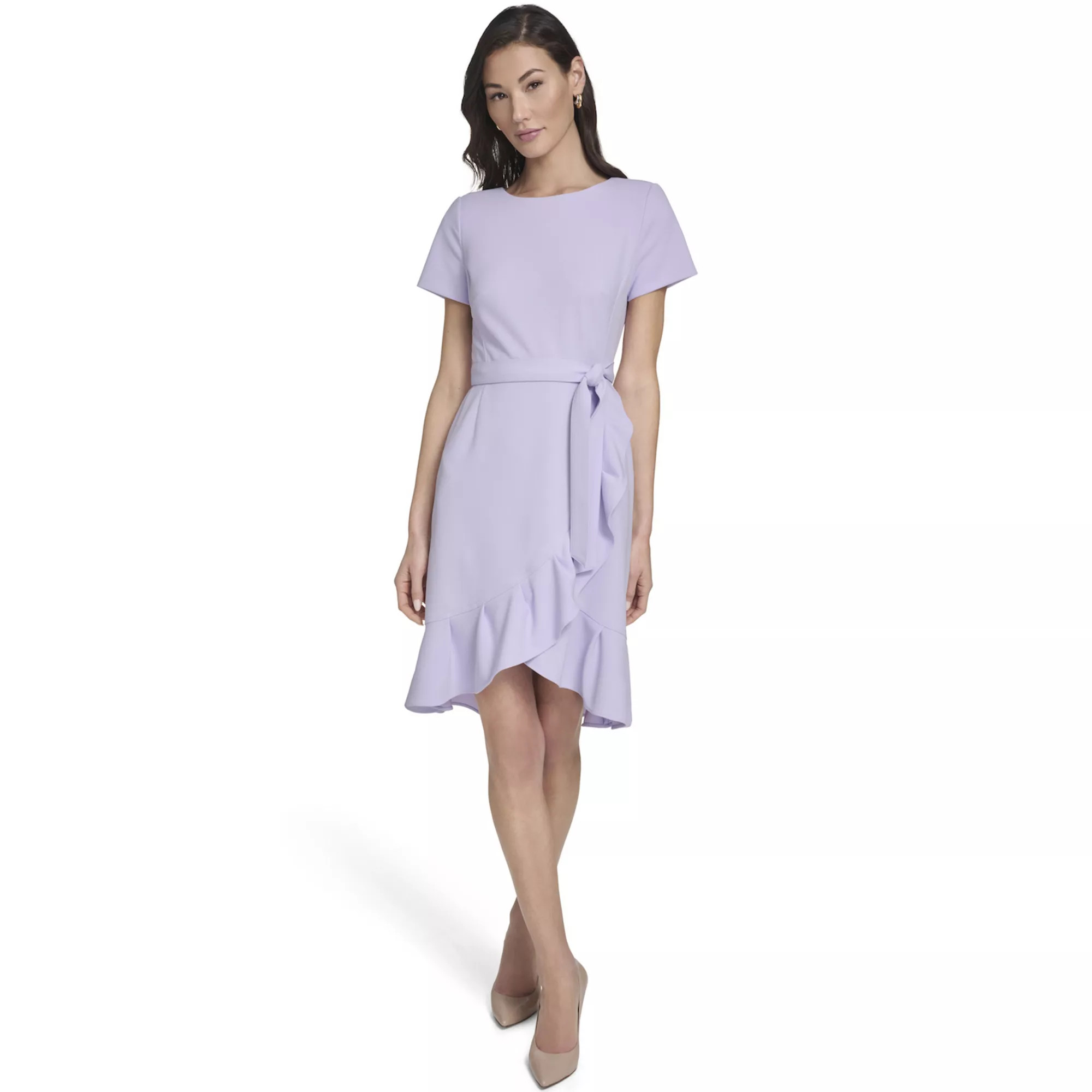 Women's Andrew Marc Flounce Hem Mini Dress | Kohl's