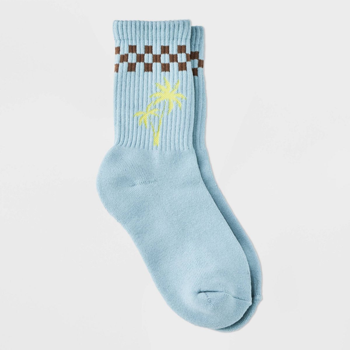 Women's Ascot + Hart Palms Graphic Socks - Blue | Target