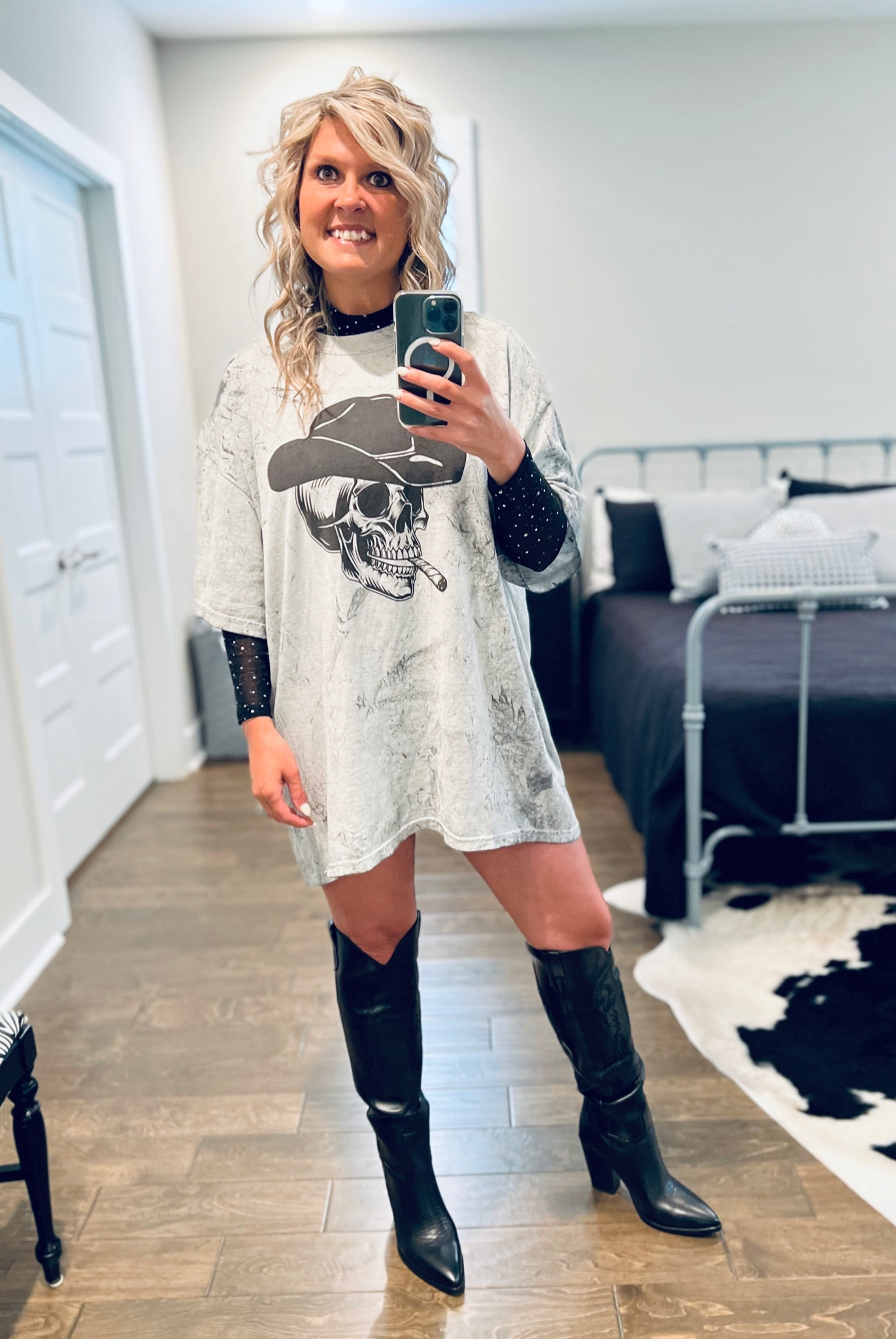 if you are looking for the BEST concert fit, I got you covered!! I mean how cute is this look?!? 🖤 

my cute boots are Amazon & soooo good and comfortable for the price that’s for sure. && I love supporting small businesses and purchase custom t’s from the BEST shop on Etsy on a regular and not to mention her customer service is top notch 🖤

#LTKshoecrush #LTKstyletip #LTKunder100