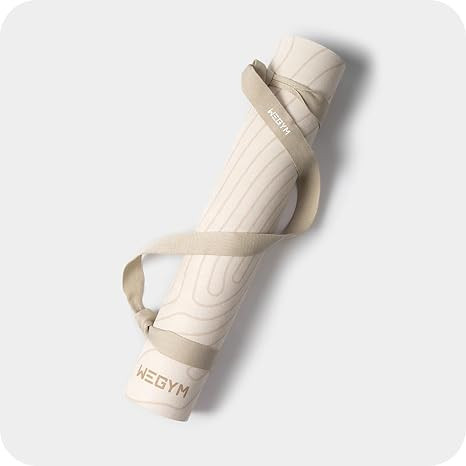 WeGym 4mm Cushioned Exercise Mat for Yoga & Pilates - Anti Slip, Polyurethane with Suede Top & Ca... | Amazon (US)