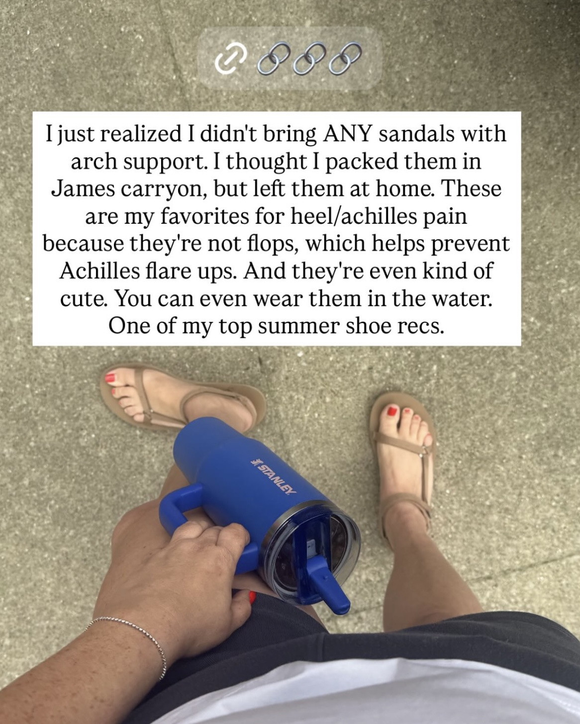 These Tevas are my absolute favorite sandals for arch, heel, and Achilles support. They’re waterproof and the perfect summer activewear sandals — cute enough to style with a non-activewear outfit, and your feet and joints will thank you.

#LTKActive #LTKSwim #LTKTravel