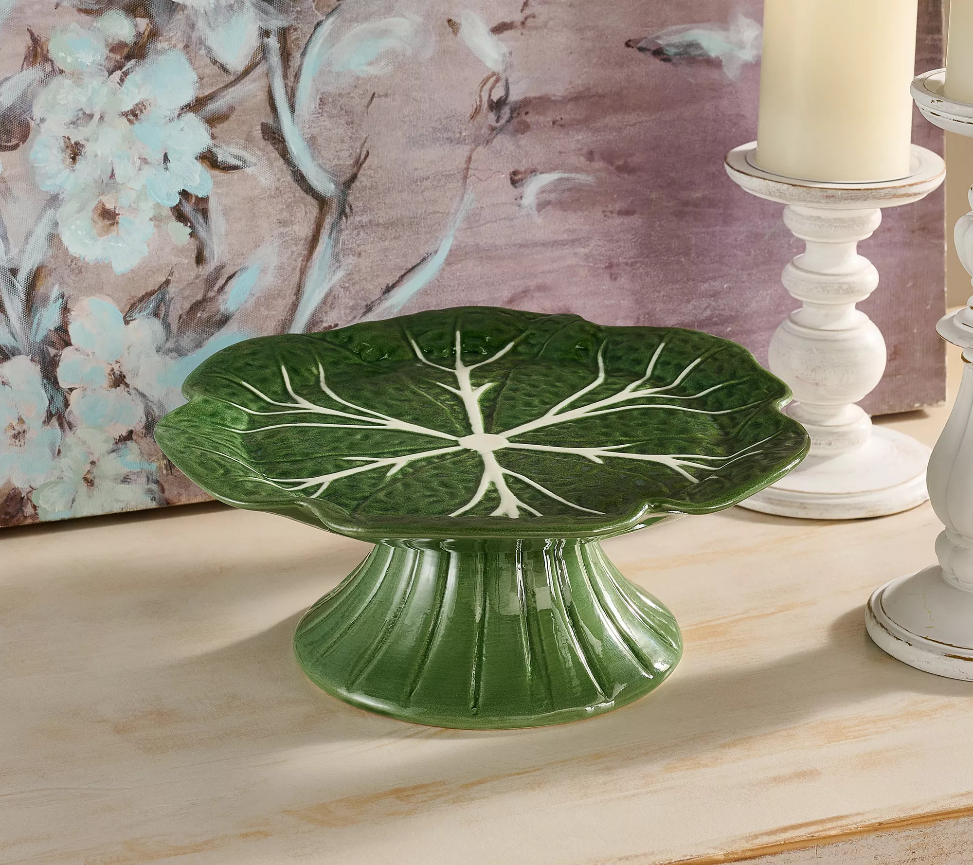 Cozy Cottage by Liz Marie Cabbage Cake Pedestal | QVC