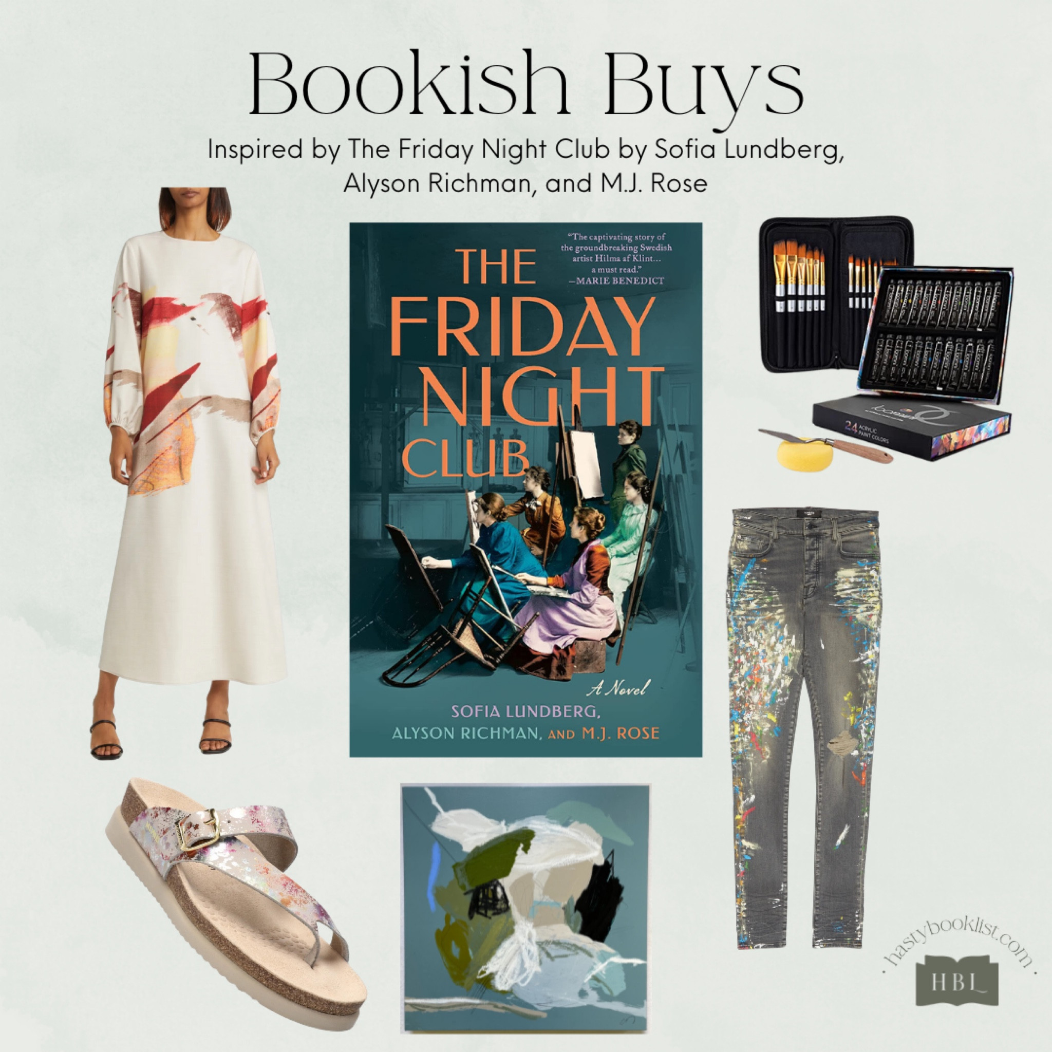 Bookish Buys
Inspired by The Friday Night Club by Sofia Lundberg, Alyson Richman, and M.J. Rose

#LTKGiftGuide #LTKshoecrush