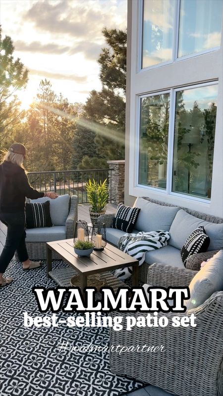 Best selling patio set and area rug from Walmart!! 

@walmart #walmartpartner #walmarthome

#LTKHome #LTKSaleAlert #LTKSeasonal