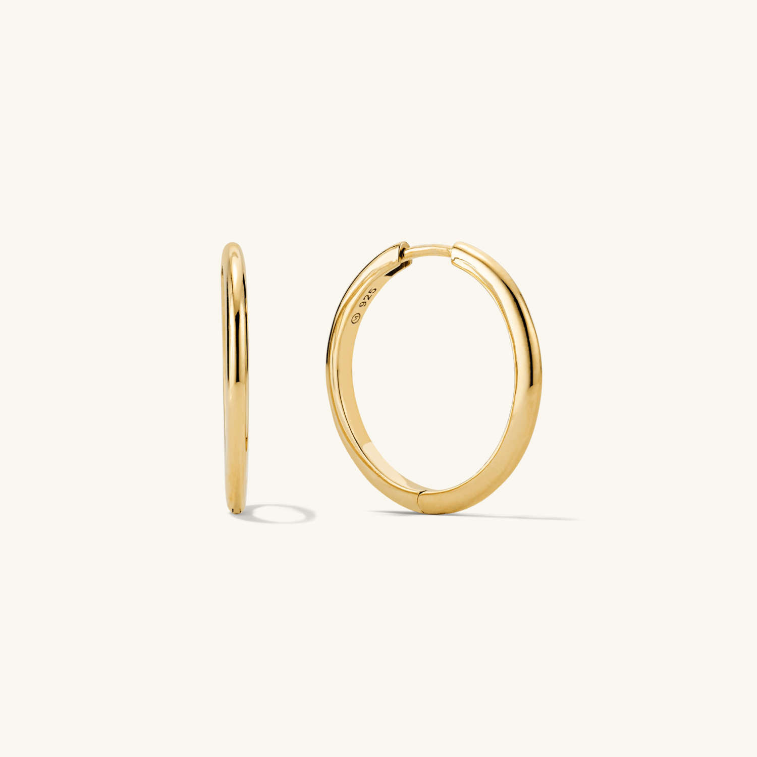 Tube Large Hoops | Mejuri (Global)
