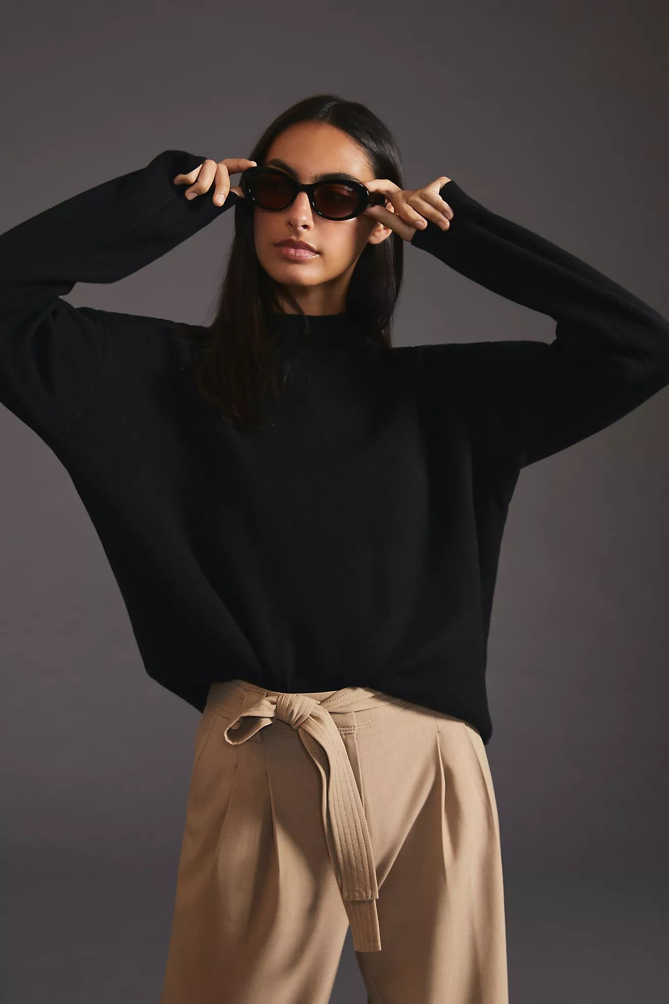 The Carys Mock-Neck Sweater by Maeve | Anthropologie (US)