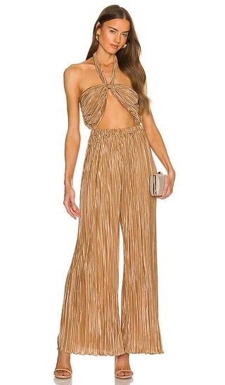 Baina Jumpsuit in Brown | Revolve Clothing (Global)