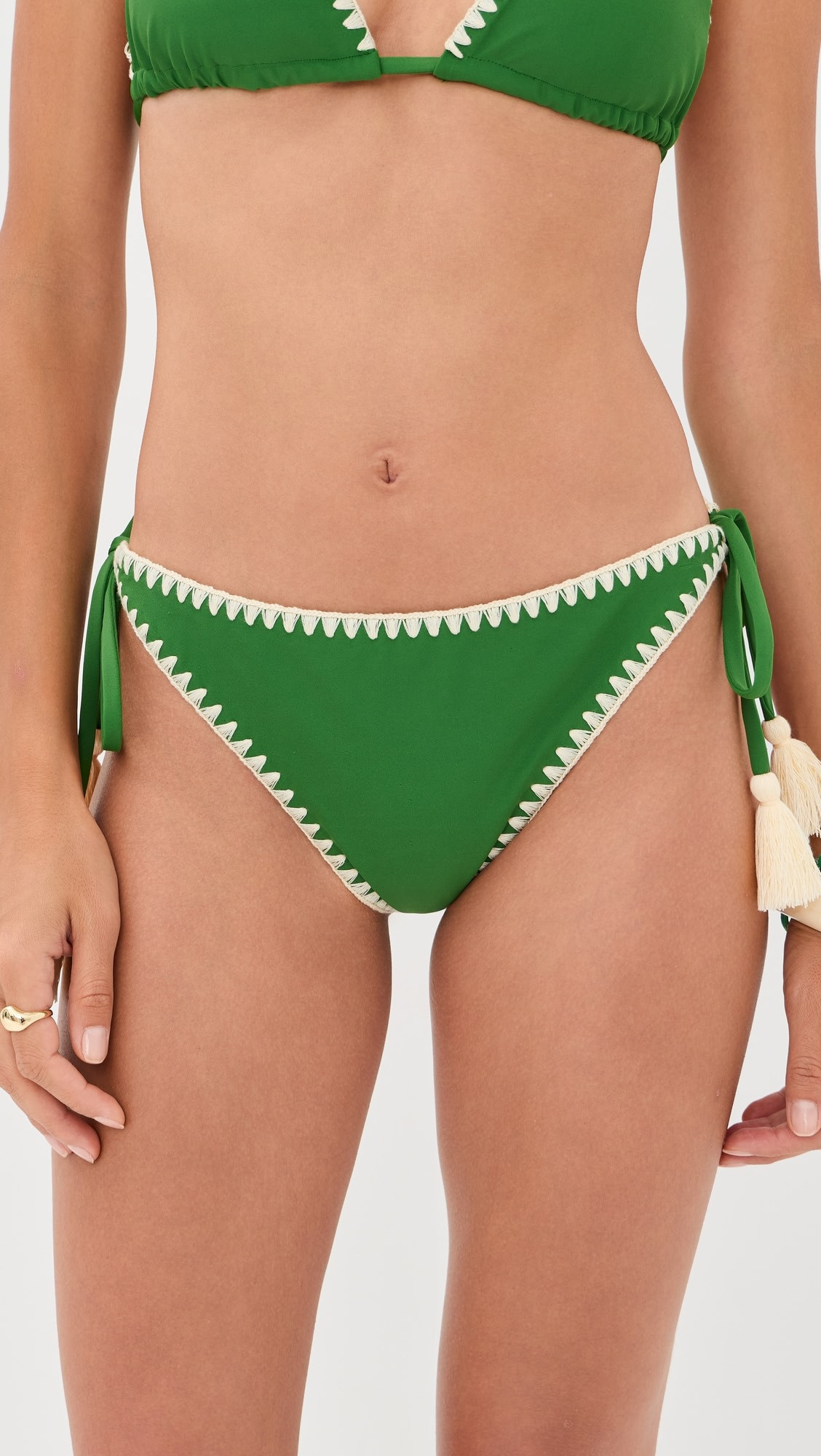 Bwai Embroidered Bikini Bottoms | Shopbop