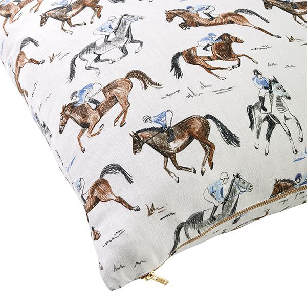 Horse & Jockey Pillow | Caitlin Wilson Design