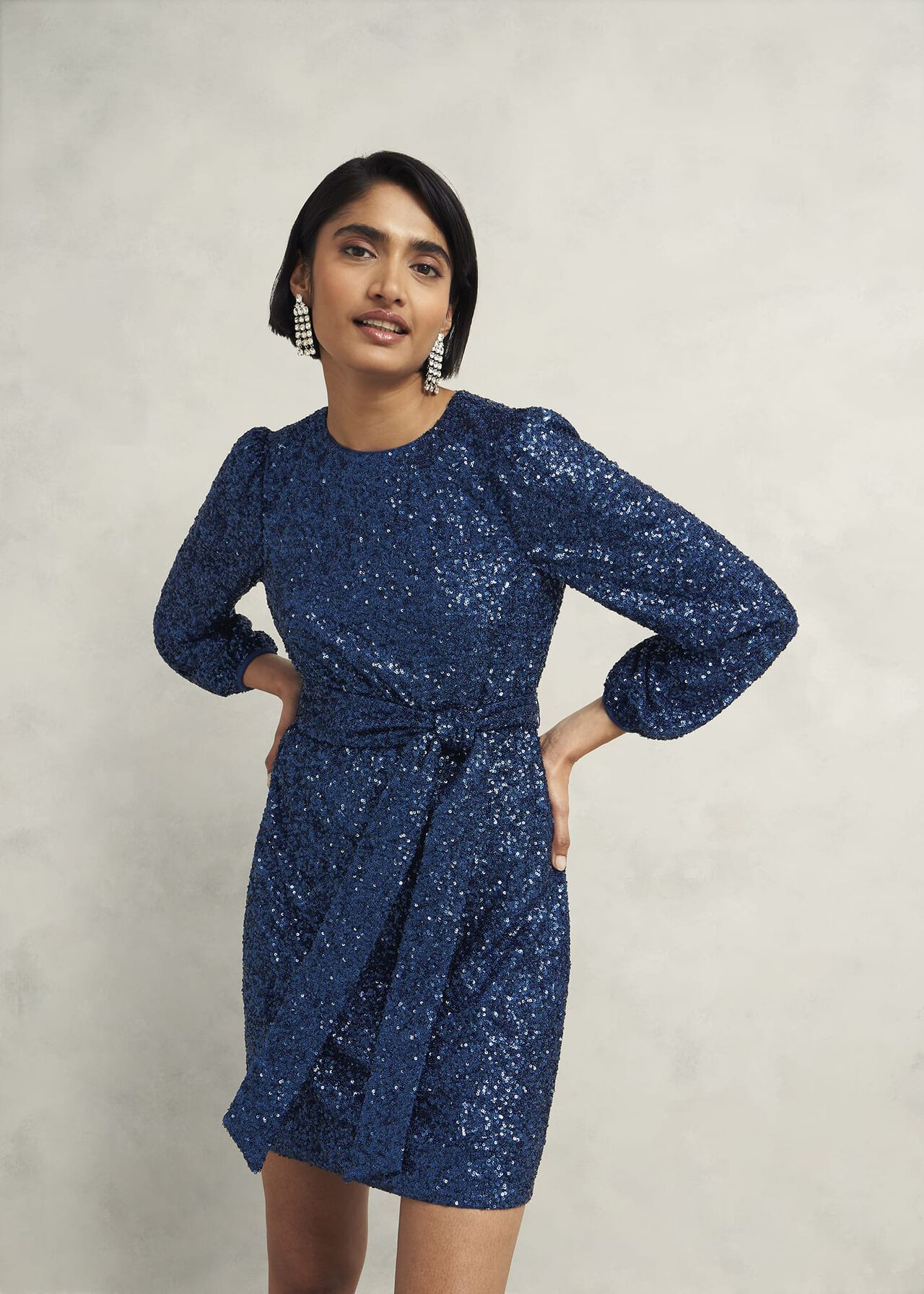 Bette Sequin Dress | Hobbs US | | Hobbs