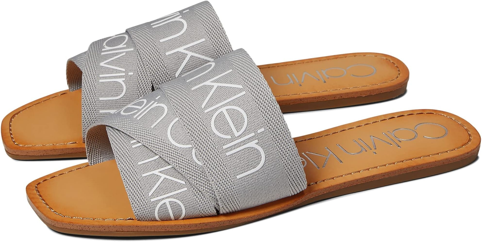 Calvin Klein Women's Bainy Flat Sandal | Amazon (US)