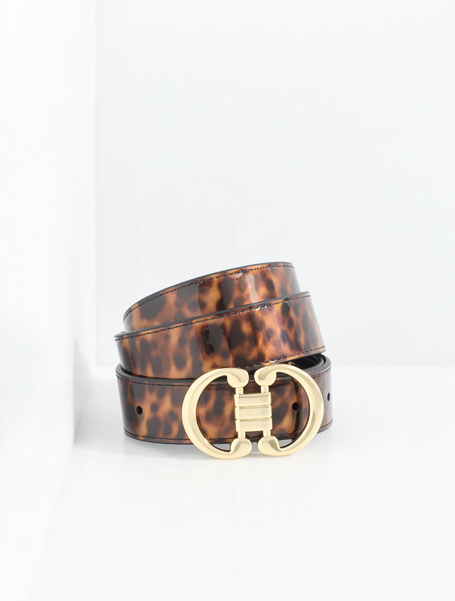 Reversible Belt - Patent Tort/Black - Small Talbots | Talbots