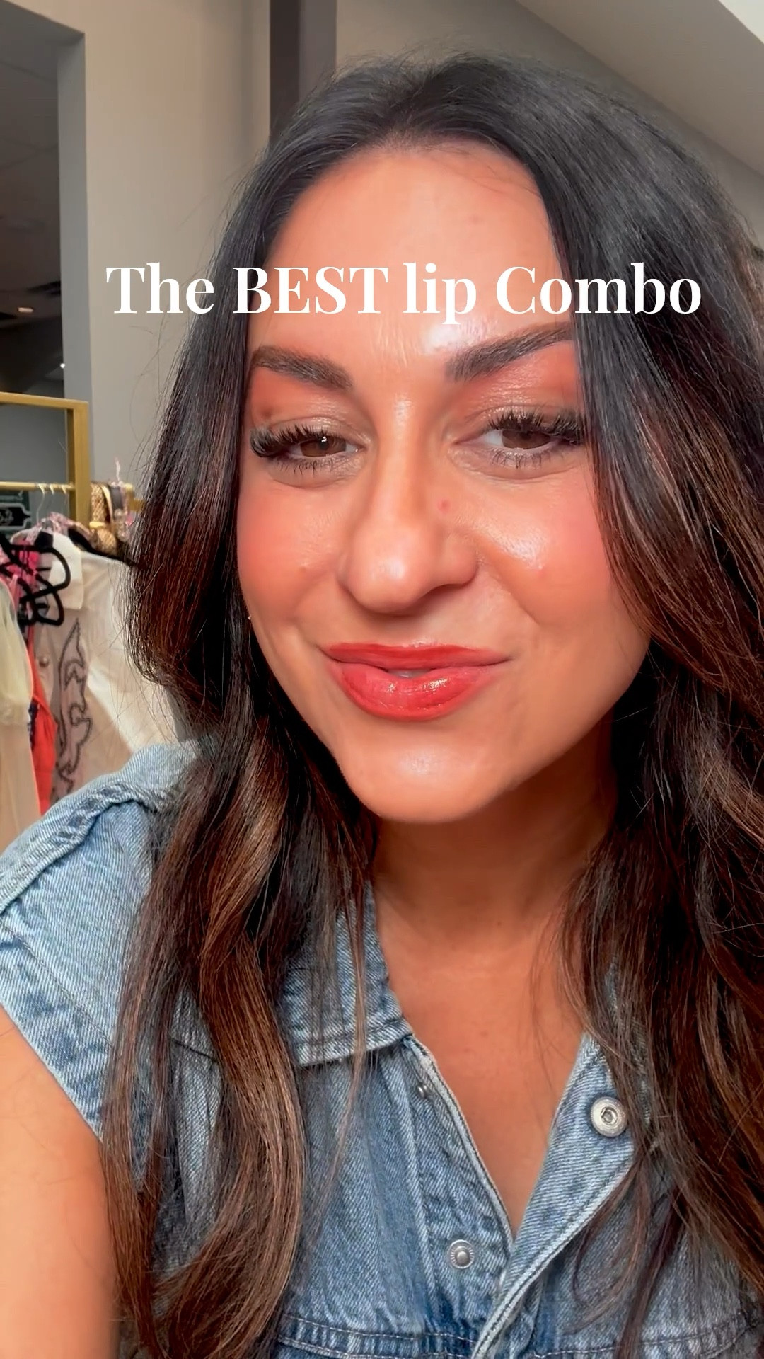 Fall LIP Combo 💋 Rare Beauty lip liner in the shade Lively and lip oil in the shade Serenity…. I love her lip oil in the shade Honesty also…. 🫶🏼 Happy fall yall! 
.
.
.
.
Makeup Routine
Family photos 
Christmas card 
Halloween 
Stocking Stuffers

#LTKBeauty #LTKHalloween #LTKFamily