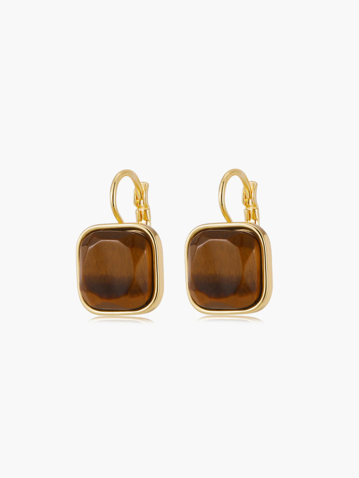 Vintage Square French Hook Earrings | Commense