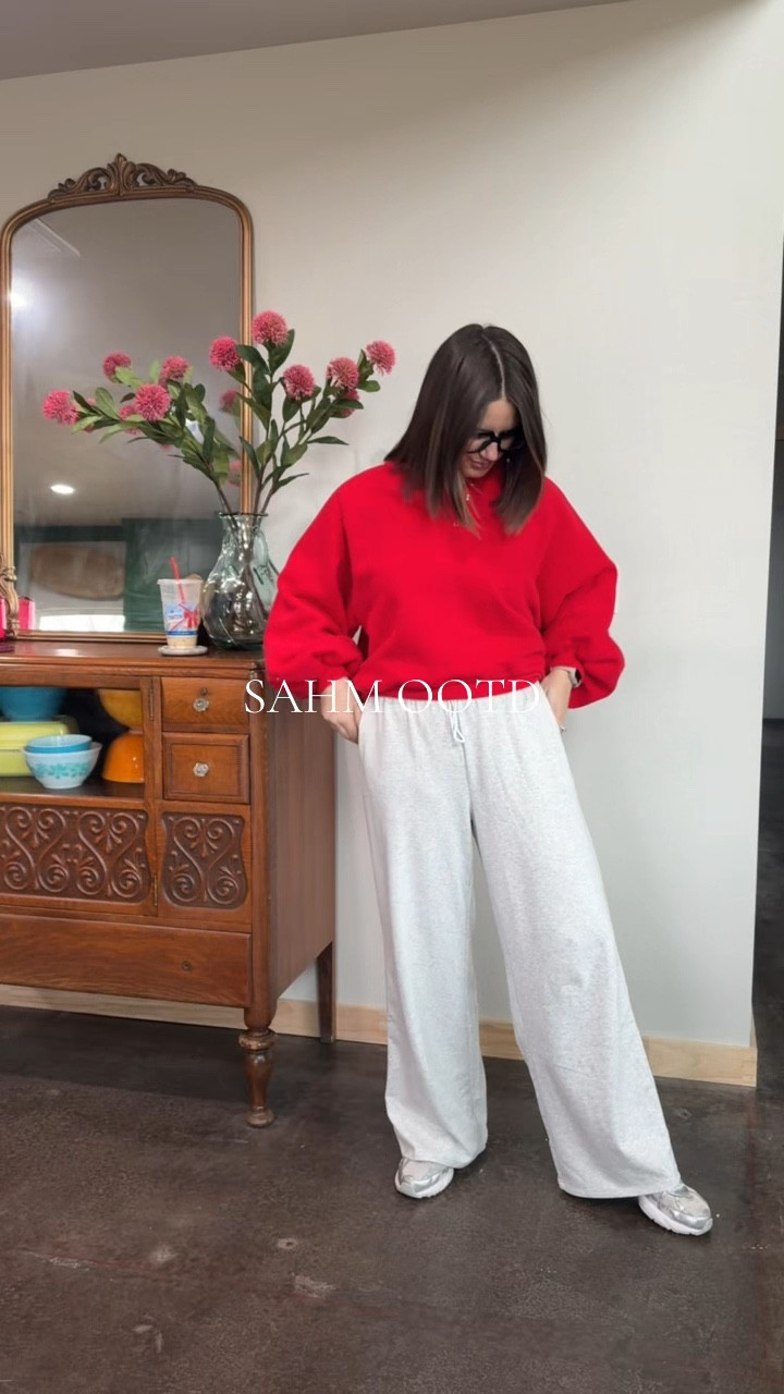 wearing a size M