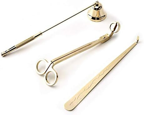 Smeetlo Candle Accessory Set with Candle Snuffer,Wick Trimmer and Wick Dipper 3 in 1 Candle Tool ... | Amazon (US)